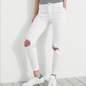 Hollister Jeans Stretch High-Rise Crop Skinny